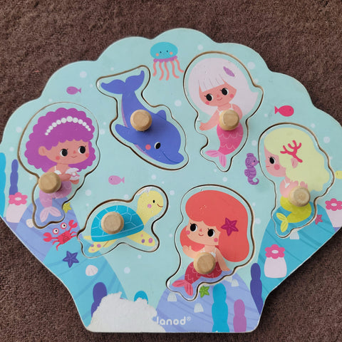 mermaid inset puzzle