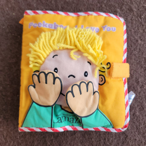 Cloth book: Peekaboo I love you