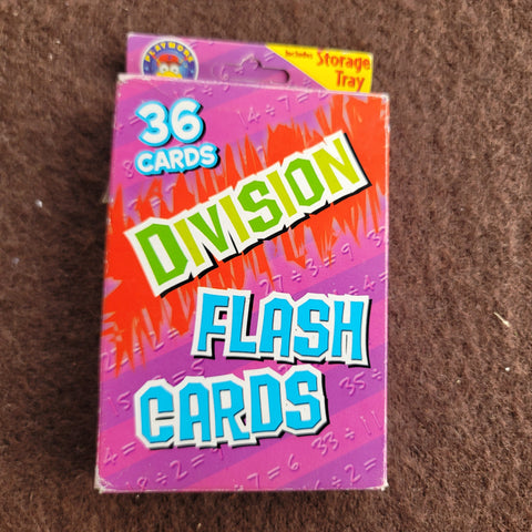 Division Flash Cards