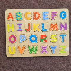 wooden abc inset puzzle