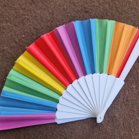 mulitcoloured fan