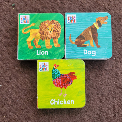 eric carle books x 3