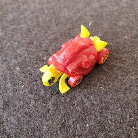 hotwheel, red yellow