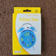 telling time flashcards