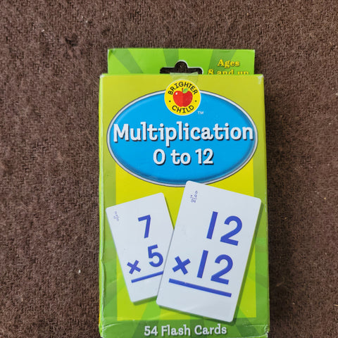 multiplication flashcards