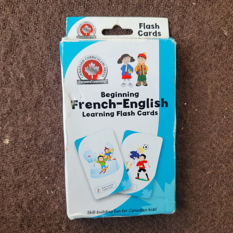 french-english cards