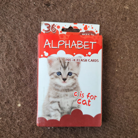 Alphabet flash cards