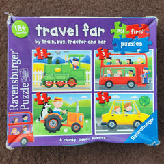 Ravensburger Travel far 2, 3 4 and 5 pc puzzle