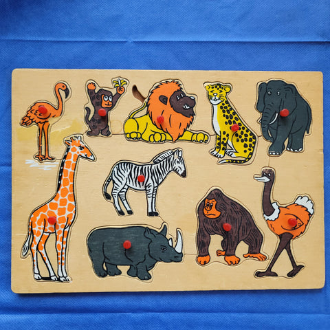 Jungle Animals Inset Puzzle