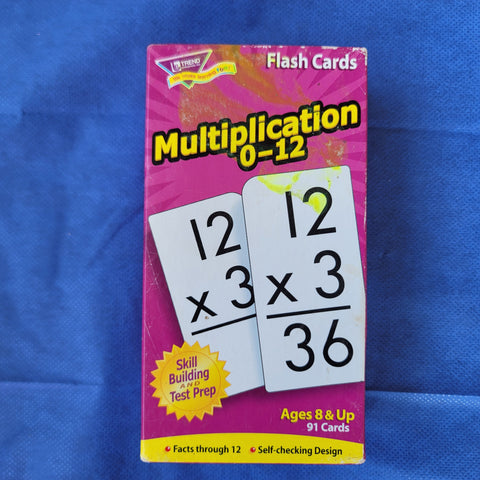 multiplication flashcards