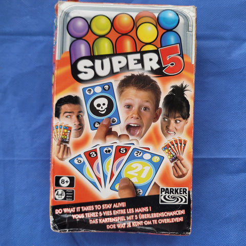 Super 5 card game