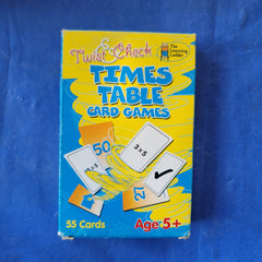 times table card games