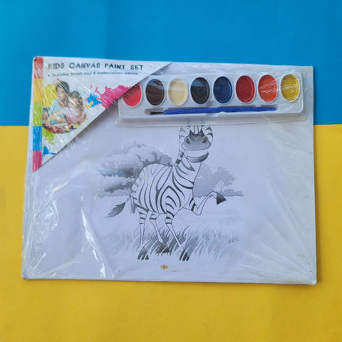 kids canvas paint set