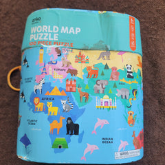 100pc world map puzzle