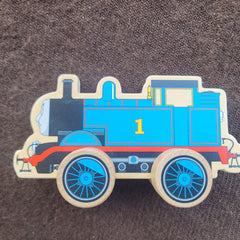 wooden thomas car