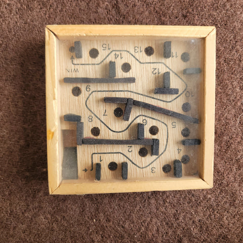 wooden maze small