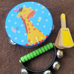 tambourine and shaker