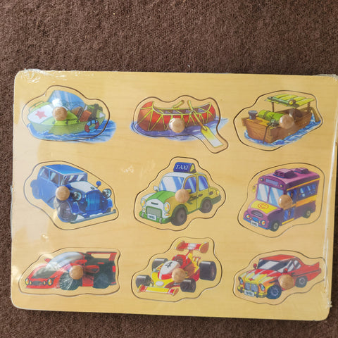 transport knobbed puzzle