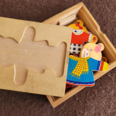 Wooden Dress Up Bear (NEW) - Toy Chest Pakistan