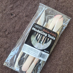 wooden and wire modelling tools