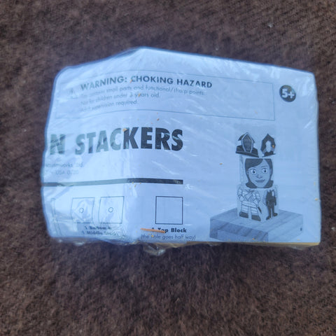 Wooden stackers art kit