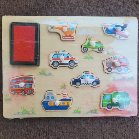 Transport stamp puzzle