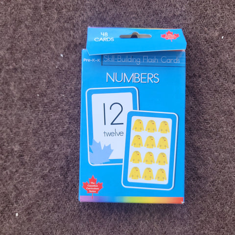 numbers flashcards
