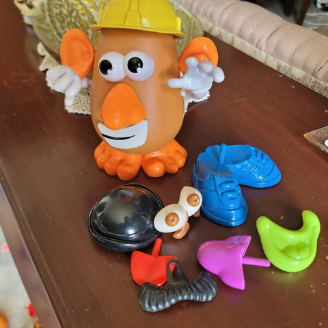 Mr Potato Head with extra parts