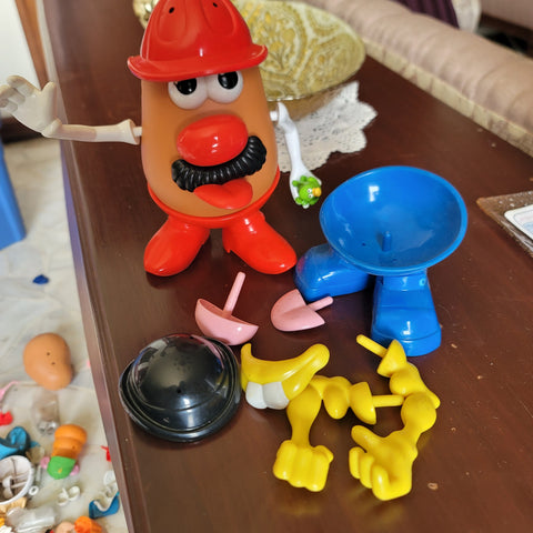Mr Potato Head with extra parts