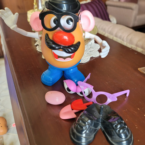 Mr Potato Head with extra parts