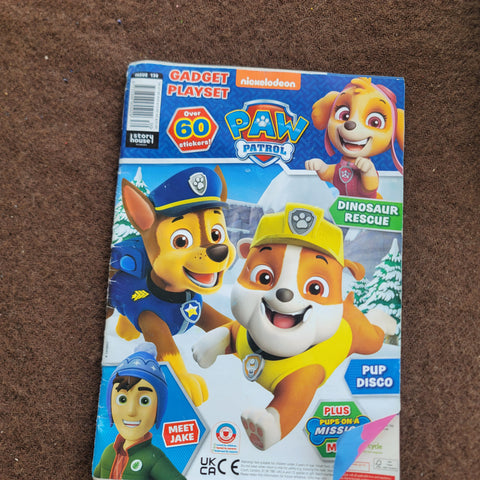 Paw patrol magazine- no stickers
