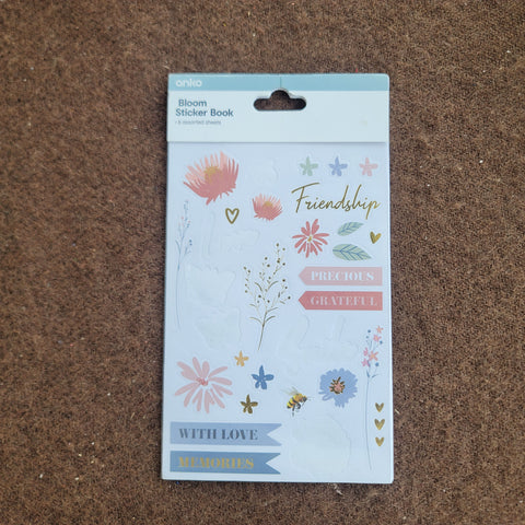 Bloom sticker book (some used)
