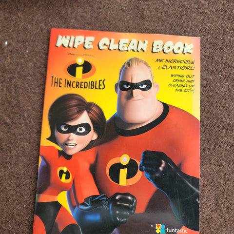 Mr incredibles wipe clean