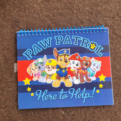 paw patrol colouring boo