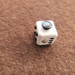 white fidget cube