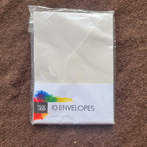 Set of 10 envelope