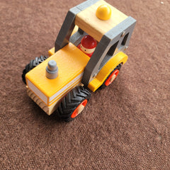 wooden tractor