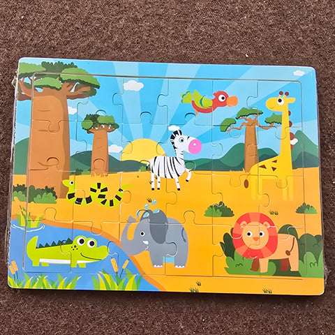 wooden jigsaw animal puzzle