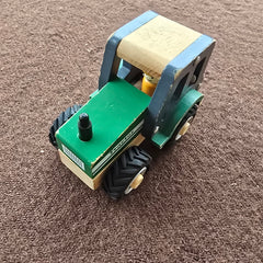 wooden farm tractor