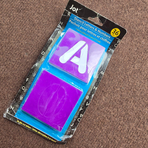 alpahbet stencils