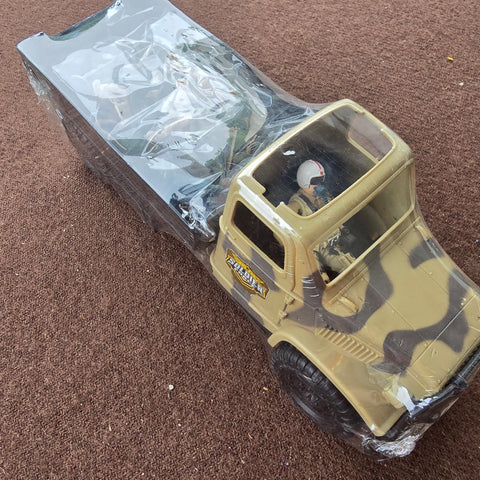 army truck with figures