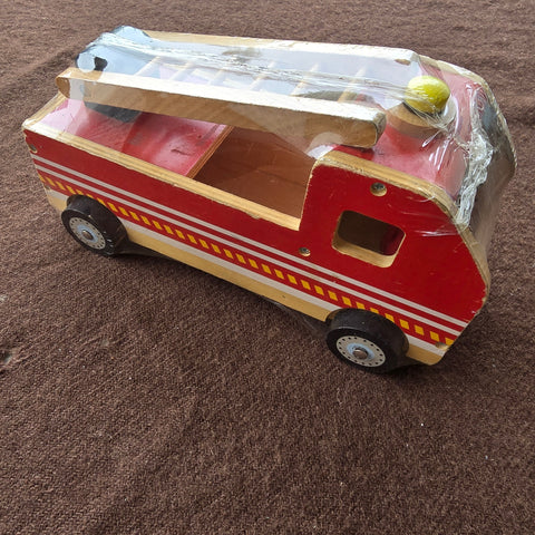 wooden fire egnine large