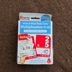Math Multiplication Flash Cards - Toy Chest Pakistan
