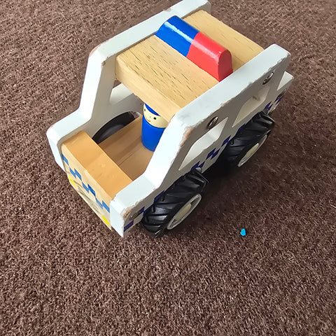 wooden ambulance