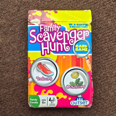 Scavanger Hunt card set
