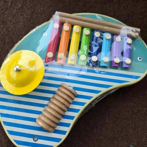 piano and percusion set