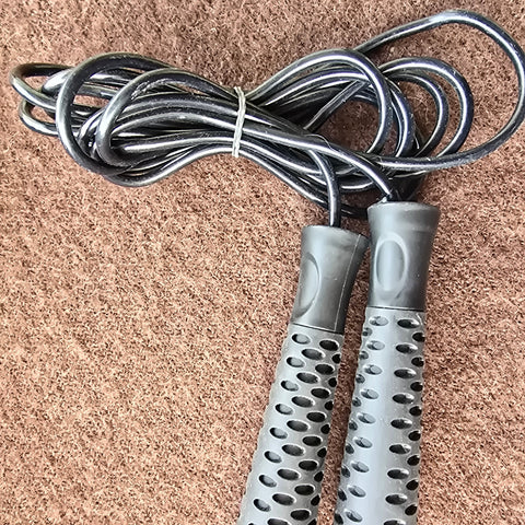 skip rope, black