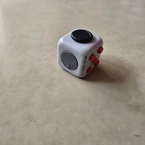 fidget cube, black and white