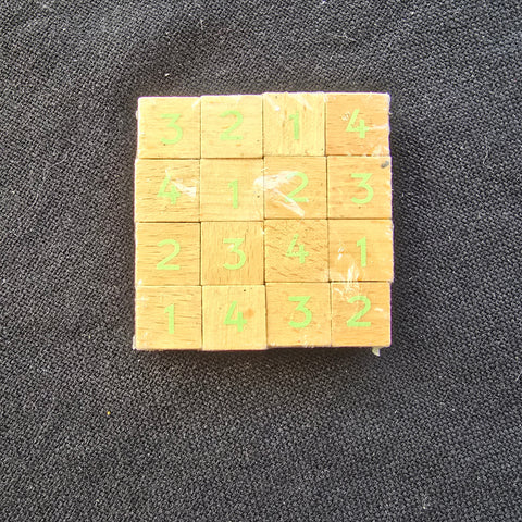 sudoku cubes