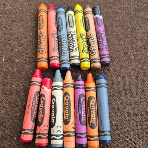Jumbo crayons